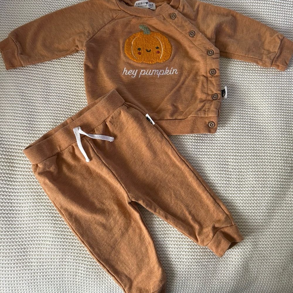 Hey Pumpkin Baby Outfit